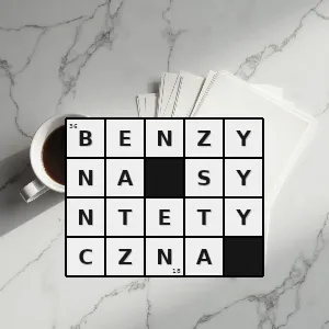 Rozwiązanie krzyżówki: paliwo syntetyczne rodzaj benzyny otrzymywany w wyniku syntezy chemicznej o składzie zależnym od surowców wyjściowych i metody otrzymywania - benzyna syntetyczna | hasła, synonimy i podpowiedzi Hasło krzyżówkowe paliwo syntetyczne rodzaj benzyny otrzymywany w wyniku syntezy chemicznej o składzie zależnym od surowców wyjściowych i metody otrzymywania - benzyna syntetyczna – rozwiązanie, synonimy, podpowiedzi i definicje krzyżówkowe